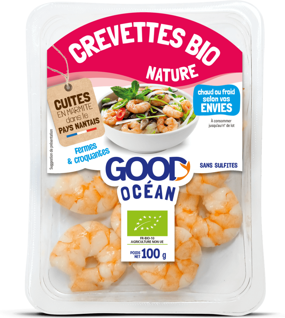 Crevette nature BIO Good Océan 100g